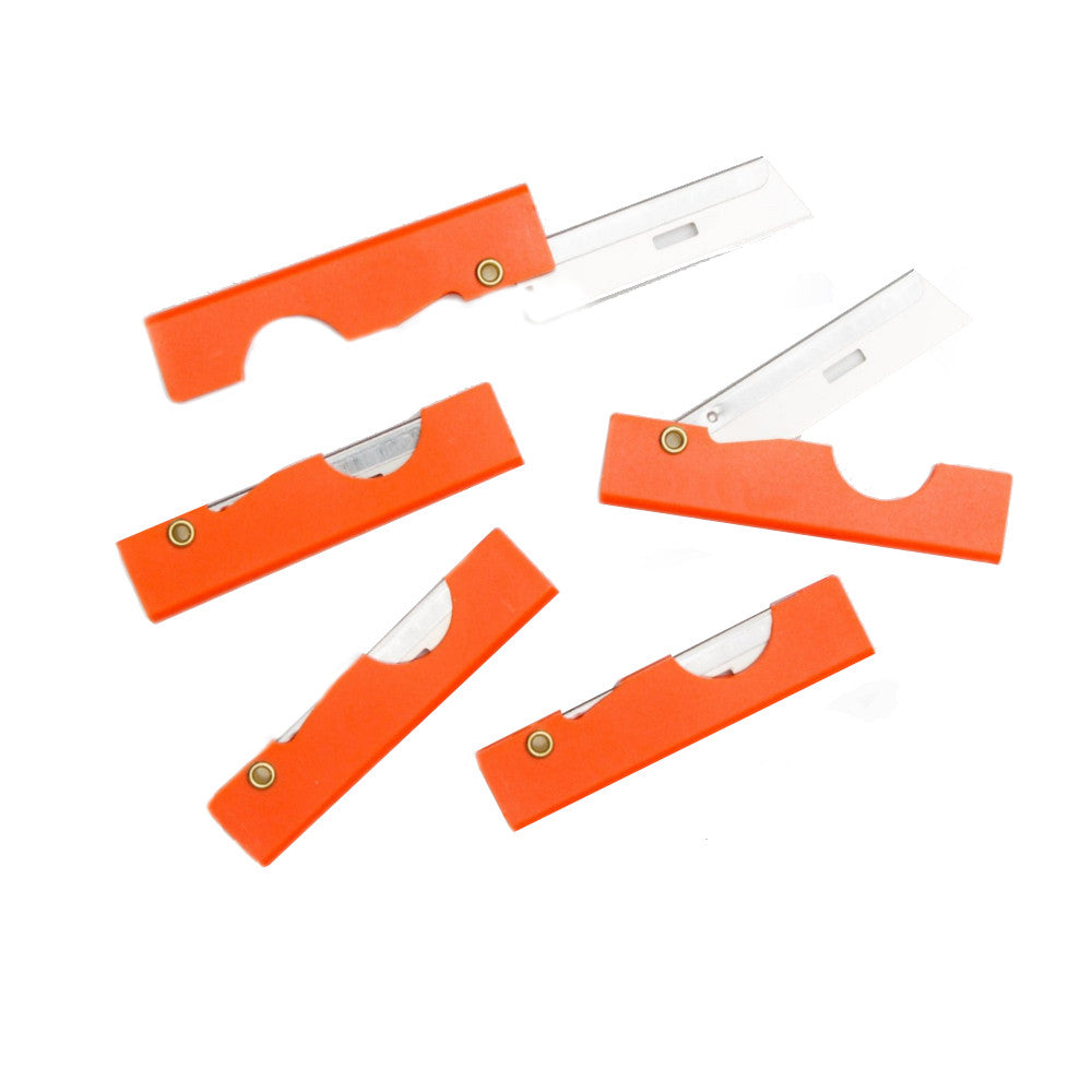 Derma-safe Folding Utility Knife - 5 Pack