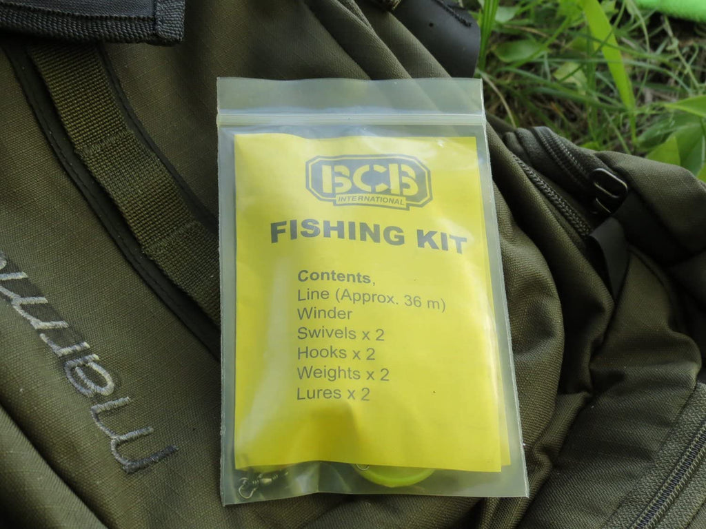 BCB Survival Fishing Kit with line and lures