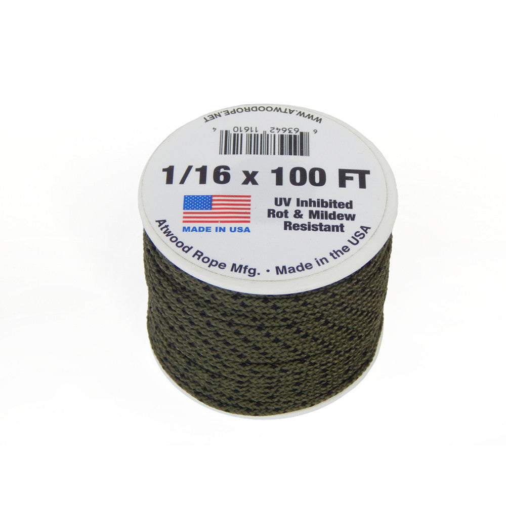 ATWOOD ROPE MFG Atwood Rope 1/16 inch Microcord 100 foot spool