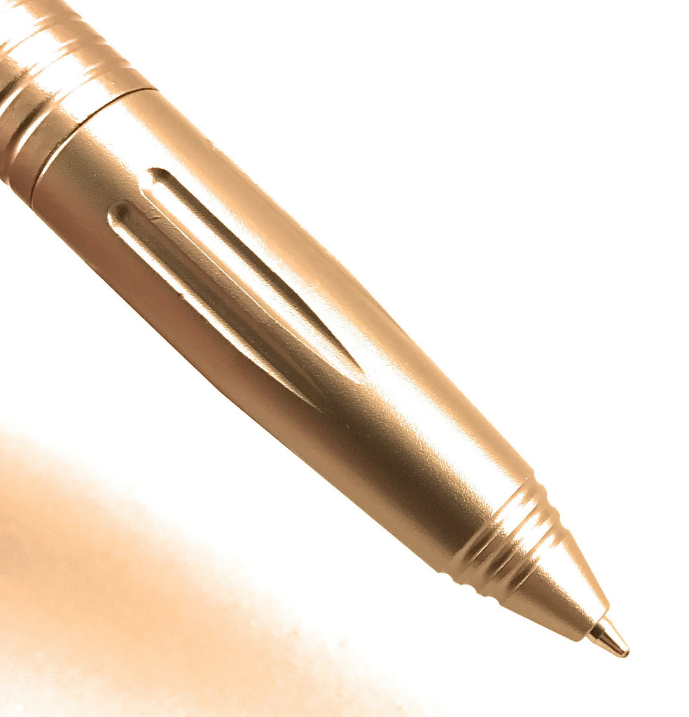 Aircraft Grade Aluminum Tactical Pen Multi-functional Tool - Gold