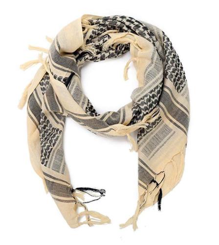 ECOMBOS Shemagh Scarf - Men Arab Head Scarf 100% Cotton Military