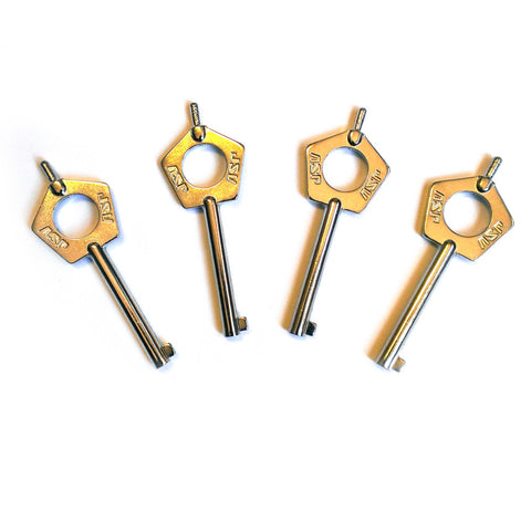 Metal Handcuff Key - 4 pack