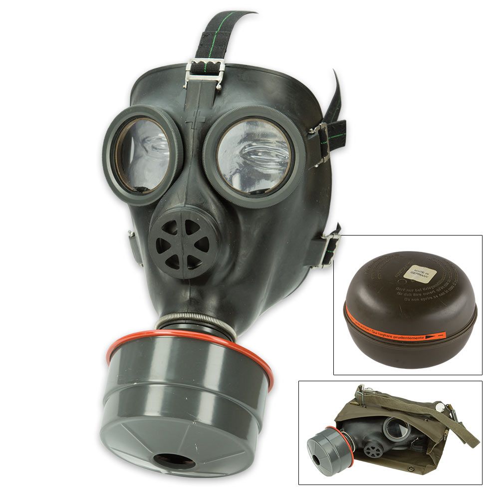 Swiss Gas Mask with Filter and Bag